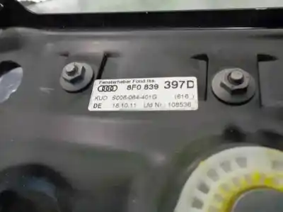 Автозапчасти б/у регулятор стекла заднего левого за audi a5 cabriolet (8f7) 3.0 tdi ссылки oem iam 8f0839397d  