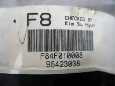 Peça sobressalente para automóvel em segunda mão quadrante por chevrolet evanda 2.0 cat referências oem iam 96486928  f84f010008