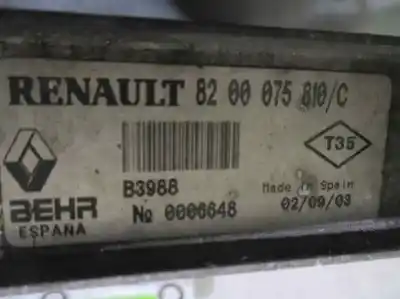 Автозапчастина б/у інтеркулер для renault espace iv (jk0) (2002->) 2.2 dci (jk07) посилання на oem iam 8200075810c  b3988