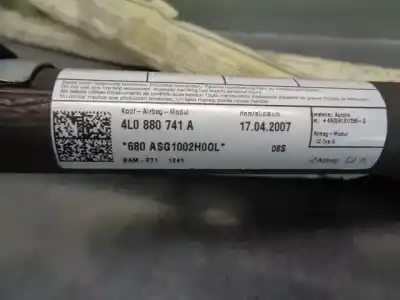 Автозапчасти б/у подушка безопасности передняя левая шторка безопасности за audi q7 (4l) 3.0 tdi ссылки oem iam 4l0880741a  