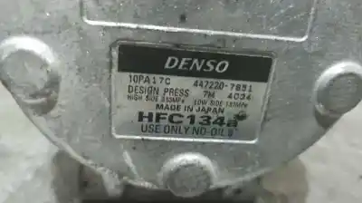 Second-hand car spare part air conditioning compressor for iveco daily iv caja/chasis 35c15 oem iam references 10pa17c 4472207851 denso 