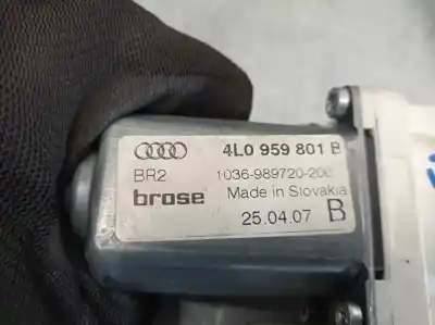 Автозапчасти б/у регулятор стекла переднего левого за audi q7 (4l) 3.0 tdi ссылки oem iam 4l0959801b  