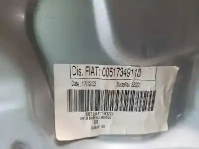 Second-hand car spare part rear left window regulator for fiat idea (135) (2004->) 1.3 jtd oem iam references 50045603  