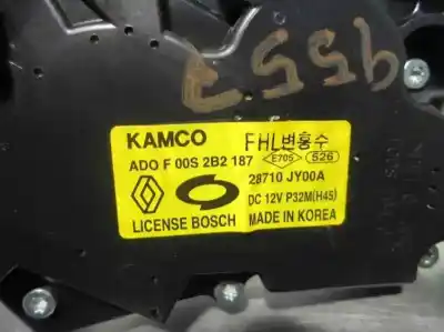 Second-hand car spare part rear windshield wiper motor for renault koleos 2.0 dci diesel fap oem iam references 28710jy00a  