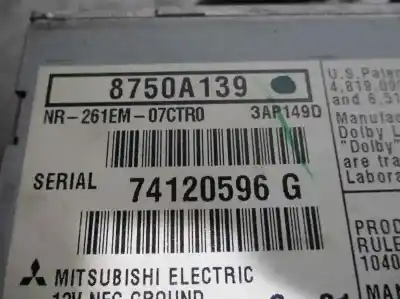 Автозапчасти б/у gps-навигационная система за citroen c-crosser (vu_, vv_) 2.2 hdi ссылки oem iam 8750a139  74120596g