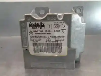 Peça sobressalente para automóvel em segunda mão centralina de airbag por citroen c4 picasso avatar referências oem iam 9664217980