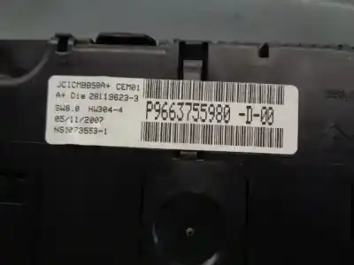 Peça sobressalente para automóvel em segunda mão quadrante por citroen c4 picasso avatar referências oem iam p9663755980  9663755980