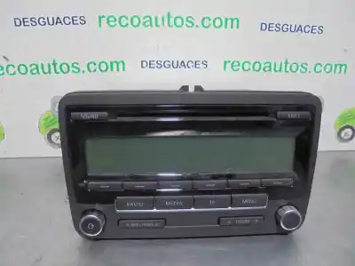 Peça sobressalente para automóvel em segunda mão sistema de áudio / rádio cd por seat leon (1p1) 1.2 tsi referências oem iam 5p0035186b