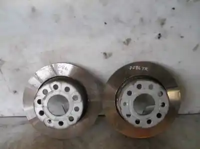 Peça sobressalente para automóvel em segunda mão disco de travão traseiro por seat leon (1p1) 1.2 tsi referências oem iam 1k0615601ab