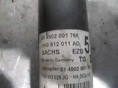 Peça sobressalente para automóvel em segunda mão amortecedor traseiro direito por seat leon (1p1) 1.2 tsi referências oem iam 1k0512011ad  804902001768