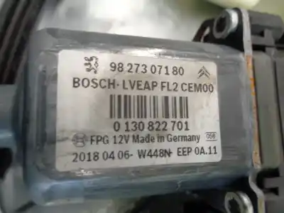 Second-hand car spare part driver left window regulator for citroen c4 cactus 1.2 thp 110 oem iam references 9827307180  
