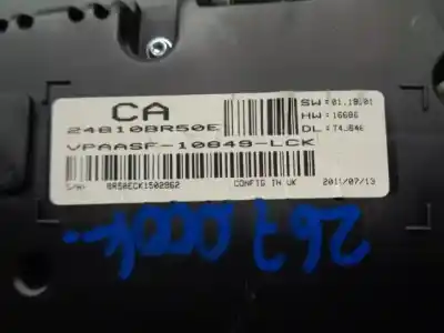 Second-hand car spare part dashboard for nissan qashqai / qashqai +2 i (j10, nj10, jj10e) 1.5 dci oem iam references 24810br50e vpaasf10849lck  Second-hand car spare part dashboard for nissan qashqai / qashqai +2 i (j10, nj10, jj10e) 1.5 dci oem iam references 24810br50e vpaasf10849lck
