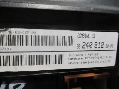 Second-hand car spare part dashboard for citroen c4 cactus 1.2 thp 110 oem iam references 9824091280  ns66967491