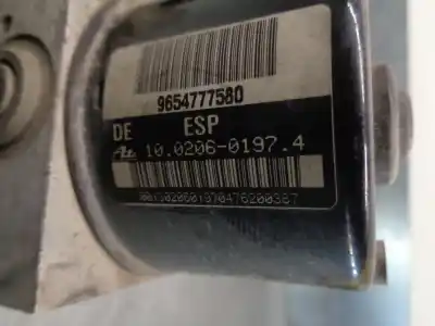 Peça sobressalente para automóvel em segunda mão abs por peugeot 1007 dolce referências oem iam 9654777580  10020601974