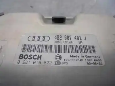 Автозапчастина б/у ебу контролер двигуна для audi a6 c5 avant (4b5, 4b6) 2.5 tdi посилання на oem iam 4b2907401j  0281010822