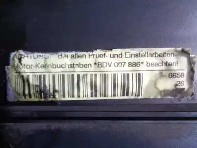 Second-hand car spare part complete engine for audi a6 berlina (4b2) 2.4 quattro oem iam references bdv 078100033px 007886