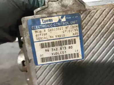 Second-hand car spare part ecu engine control for citroen evasion 2.1 turbodiesel oem iam references 9634281380  04010021d