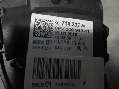 Second-hand car spare part potentiometer for citroen c4 cactus 1.2 thp 110 oem iam references 9671433780  6pv00994941