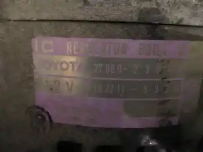 Second-hand car spare part alternator for toyota yaris (ncp1/nlp1/scp1) 1.0 cat oem iam references 2706023040  1022115300