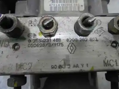 Second-hand car spare part abs for dacia logan 1.4 cat oem iam references 8200262807  0265231488