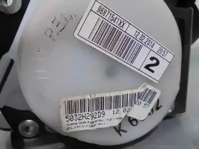 Автозапчастина б/у задній лівий ремін безпеки для citroen c4 lim. collection посилання на oem iam 96871541  