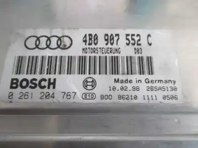 Second-hand car spare part ecu engine control for audi a4 berlina (b5) 2.4 oem iam references 4b0907552c  0261204767