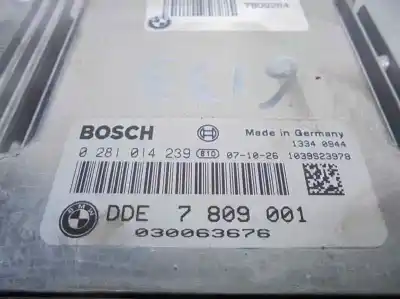 Автозапчастина б/у ебу контролер двигуна для bmw 1 (e81) 118 i посилання на oem iam 7809001  0281014239
