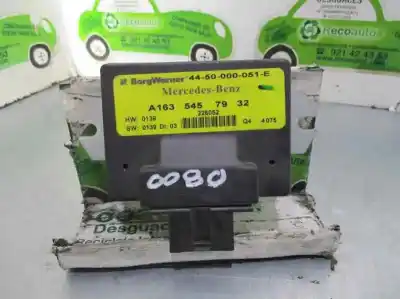 Second-hand car spare part ECU ENGINE CONTROL for MERCEDES-BENZ CLASE M (W163)  OEM IAM references A1635457932  4450000051E