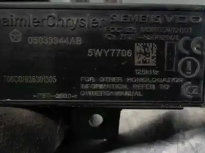 Peça sobressalente para automóvel em segunda mão sensor por chrysler sebring berlina 2.0 crd limited referências oem iam 05033344ab  