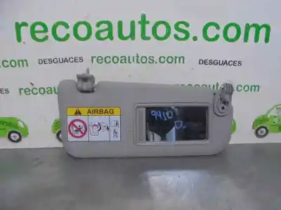 Peça sobressalente para automóvel em segunda mão para-sol direito por kia rio 1.1 crdi cat referências oem iam 852021w360hcs