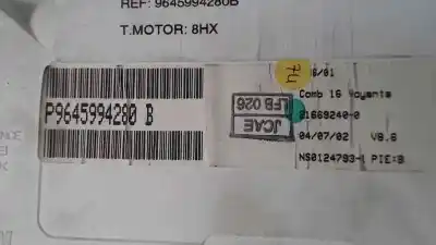 Peça sobressalente para automóvel em segunda mão quadrante por citroen c3 1.4 hdi exclusive referências oem iam 9645994280b  216692400