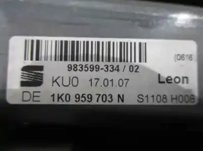 Автозапчасти б/у регулятор стекла заднего левого за seat leon (1p1) 2.0 tdi 16v ссылки oem iam 1k0959703n  