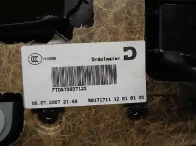 Peça sobressalente para automóvel em segunda mão forra / revestimento da porta traseira esquerda por bmw serie 7 (e65/e66) 3.0 turbodiesel cat referências oem iam 51427038739  