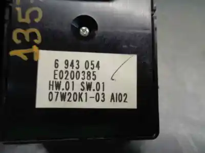 Second-hand car spare part left front power window switch for bmw serie 7 (e65/e66) 3.0 turbodiesel cat oem iam references 6943054  