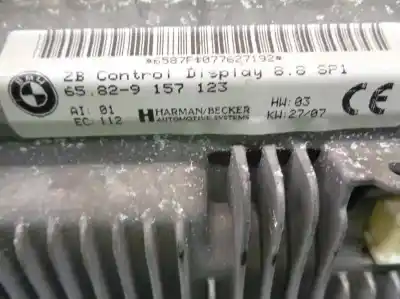 Second-hand car spare part multifunction display for bmw serie 7 (e65/e66) 3.0 turbodiesel cat oem iam references 65829157123  8385449