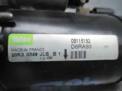 Автозапчастина б/у двигун запускається для opel corsa d (s07) 1.4 (l08 l68) посилання на oem iam 09115192  d6ra93