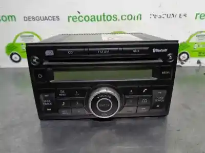 Second-hand car spare part audio system / radio cd for nissan qashqai / qashqai +2 i (j10, nj10, jj10e) 1.5 dci oem iam references 28185jd05a