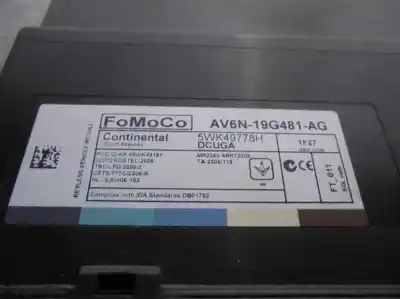 Автозапчасти б/у комфортный модуль за ford grand c-max (dxa/cb7, dxa/ceu) 1.6 tdci ссылки oem iam av6n19g481ag  5wk49778h
