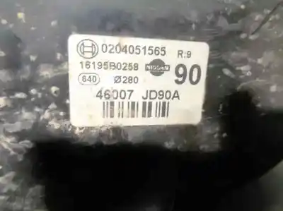 Second-hand car spare part brake servo for nissan qashqai / qashqai +2 i (j10, nj10, jj10e) 1.5 dci oem iam references 46007jd90a  0204051565 Second-hand car spare part brake servo for nissan qashqai / qashqai +2 i (j10, nj10, jj10e) 1.5 dci oem iam references 46007jd90a  0204051565
