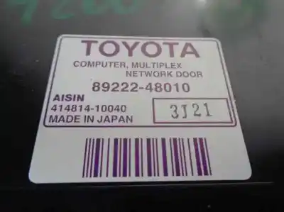 Peça sobressalente para automóvel em segunda mão módulo eletrônico por lexus rx 300 (mcu35) 3.0 v6 cat referências oem iam 8922248010  41481410040