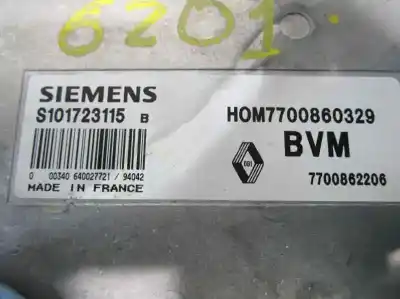 Second-hand car spare part ecu engine control for renault espace (j63) 2.2 cat oem iam references 7700860329  s101723115b