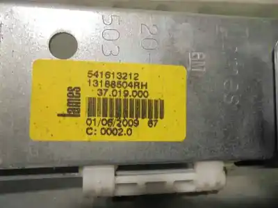 Second-hand car spare part rear right window regulator for opel corsa d (s07) 1.2 (l08 l68) oem iam references 13188504  