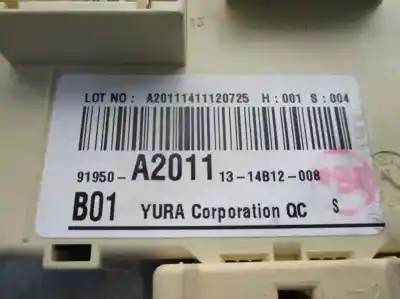 Second-hand car spare part fuse box unit for kia pro cee´d (jd) 1.4 crdi 90 oem iam references 91950a2011  