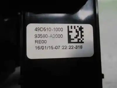 Second-hand car spare part right front power window switch for kia pro cee´d (jd) 1.4 crdi 90 oem iam references 93580a2000wk  