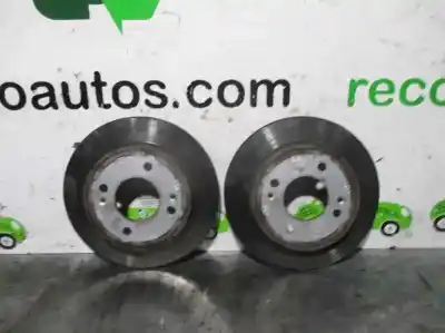 Peça sobressalente para automóvel em segunda mão disco de travão traseiro por kia picanto i (sa) 1.1 referências oem iam 5841107000