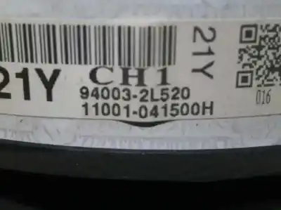 Автозапчастина б/у панель інструментів для hyundai i30 (fd) 1.6 crdi посилання на oem iam 940032l520  11001041500h