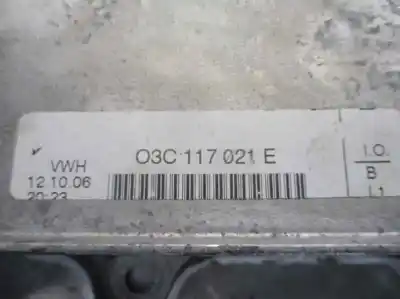 Автозапчастина б/у охолодження мотору для volkswagen jetta (1k2) 1.4 16v tsi посилання на oem iam 03c117021e  