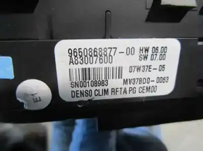 Автозапчастина б/у клімат-контроль для citroen c4 picasso ii 2.0 bluehdi 135 посилання на oem iam 9650868877  a83007600