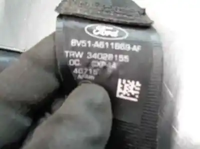 Автозапчасти б/у задний левый ремень безопасности за ford fiesta (cb1) motor 1.6 ltr. - 70 kw tdci cat ссылки oem iam 8v51a611b69af  