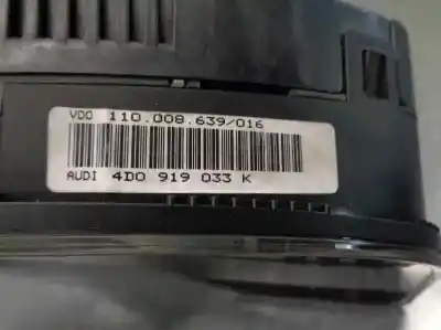 Автозапчастина б/у панель інструментів для audi a8 (d2) 3.7 v8 32v посилання на oem iam 4d0919033k  